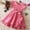 NEW Pink, variant on WSMEA Dresses for Girls Formal Fly Sleeve Solid Bowknot Size 6 Sun Dress