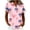 Z48 Pink, variant on Short Sleeve Button Down Shirts for Women Lapel Collar V Neck Blouses Patriotic Hearts American Flag Print Independence Day Tops 2026 XL