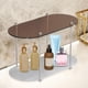thumbnail image 4 of Estante de baño, estante de ducha, estante de maquillaje, organizador, contenedor de almacenamiento de encimera marrón claro, 4 of 5