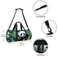 thumbnail image 5 of Panda Gym Bag, Dance Bag, Shoe Bag, Luggage Bag, Size 17.7 Inches. Interior Zipper Pocket. Large Capacity., 5 of 6
