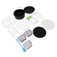 thumbnail image 1 of Kit De Accesorios Para Freidora De Pasteles, Juego De Rejilla Para Freidora De Acero Inoxidable 304 Con Moldes Para Hornear Pasteles Y Pizza Para Cocinar, 1 of 7