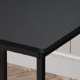 thumbnail image 5 of Square Bar Table,Small Kitchen Dining Table,Cocktail Table,High Top Pub Table for Party,Sturdy Metal Frame,Space-Saving Narrow Table for Living Room, Kitchen, Bar, Classic Black, 5 of 6