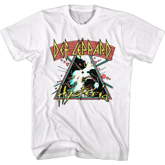 Def Leppard - Arched Lines Hysteria - Short Sleeve - Adult - T-Shirt