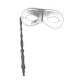 thumbnail image 4 of Rod Fancy Dress Festivo Cumpleaños Prom Ball Masquerade Cosplay Argén Jinwen Cubierta de la mascarada, 4 of 8