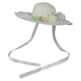 thumbnail image 6 of ROZYARD Vintage Straw Sun Hat for Women Sunproof Beach Hat Girl Wide Brims Flower Hat Elegant Lace Bonnet Photography Headwear, 6 of 13