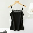 thumbnail image 4 of All-matching Lace for Tops for Women Fashion Spaghetti Strap Camis Crop Tops Casual Sleeveless T-shirt Sport Vest T, 4 of 9