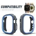 thumbnail image 2 of Compatible for Apple Watch Case 49mm Series Ultra 2 / Ultra, Shockproof Ultra-Thin Hard PC Rugged Case All-Around Edge Protective Cover Frame Bumper Lightweight for iWatch Accessories, Blue, 2 of 8