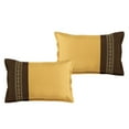 thumbnail image 2 of 7-Pieces Naenia Brown and Yellow Comforter Set , Beige Yellow Brown Bedding Set Queen Size, 2 of 7
