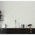 thumbnail image 6 of NextWall  Large Subway Tile Peel and Stick Wallpaper - 20.5 in. W x 18 ft. L, 6 of 8