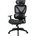 thumbnail image 3 of Lorell High-back Mesh Chair - Black Mesh Seat - Black Mesh Back - Plastic Frame - High Back - 5-star Base - Armrest - 1 Each, 3 of 16