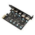 thumbnail image 1 of Tarjeta de expansión PCIe USB 31 de 5 puertos tarjeta de expansión para PC de escritorio PCB de 5 Gbps para computadora ANGGREK Otros, 1 of 8