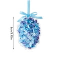thumbnail image 2 of Eespoir Blue Hydrangea Egg Hanging Decoration, Easter Egg Acrylic Hanging Decoration, Wall Hanging Faux Plant Spring Easter Decorations for Porch Home, 3.15", 2 of 8