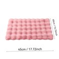 thumbnail image 3 of Pet Bed, Cozy Plush Fluffy, Single Pink Bubble Shag Pet Mat for Dogs Cats, Non Slip Warm Sleeping Pad for Indoor Couch Floor Sofa Cage Kennel Crate Rest, 3 of 6