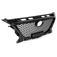 thumbnail image 2 of Suitable for Black Honeycomb Mesh Front Grill Assembly Compatible with 2014-2016 Mazda 3 Axela - Durable Painted Plastic Bumper Cover, 2 of 9