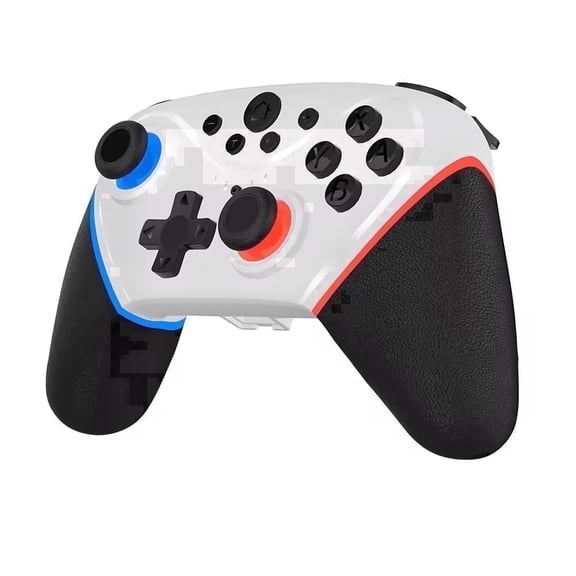 Dual Shock Wireless Gaming Controller, Bluetooth Gamepad with Turbo & Dual Vibration, Compatible with Nintendo Switch, PC, iOS, Android, Steam & TV Box, Black