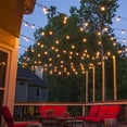 thumbnail image 4 of Lapalife Globe String Lights, 30Ft Patio Lights with 30 G40 LED Bulbs Waterproof Outdoor String Lights Connectable Hanging Light for Backyard, 4 of 8
