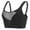 Black, variant on Lovskoo Sports Bras For Women - High Impact Seamless Support Bra Non Padded For Yoga Gym Workout Fitness Black