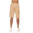 thumbnail image 5 of Men's Cotton Twill Cargo Casual Belted Pockets Active Hiking Outdoor Wear Shorts, 5 of 11