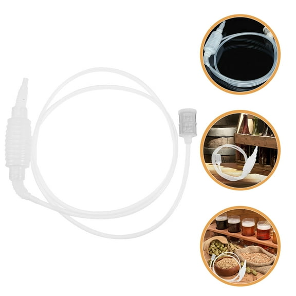 Masteelf  Siphon Tube for Brewing Wine Tubing Making Beer Hose Transparent