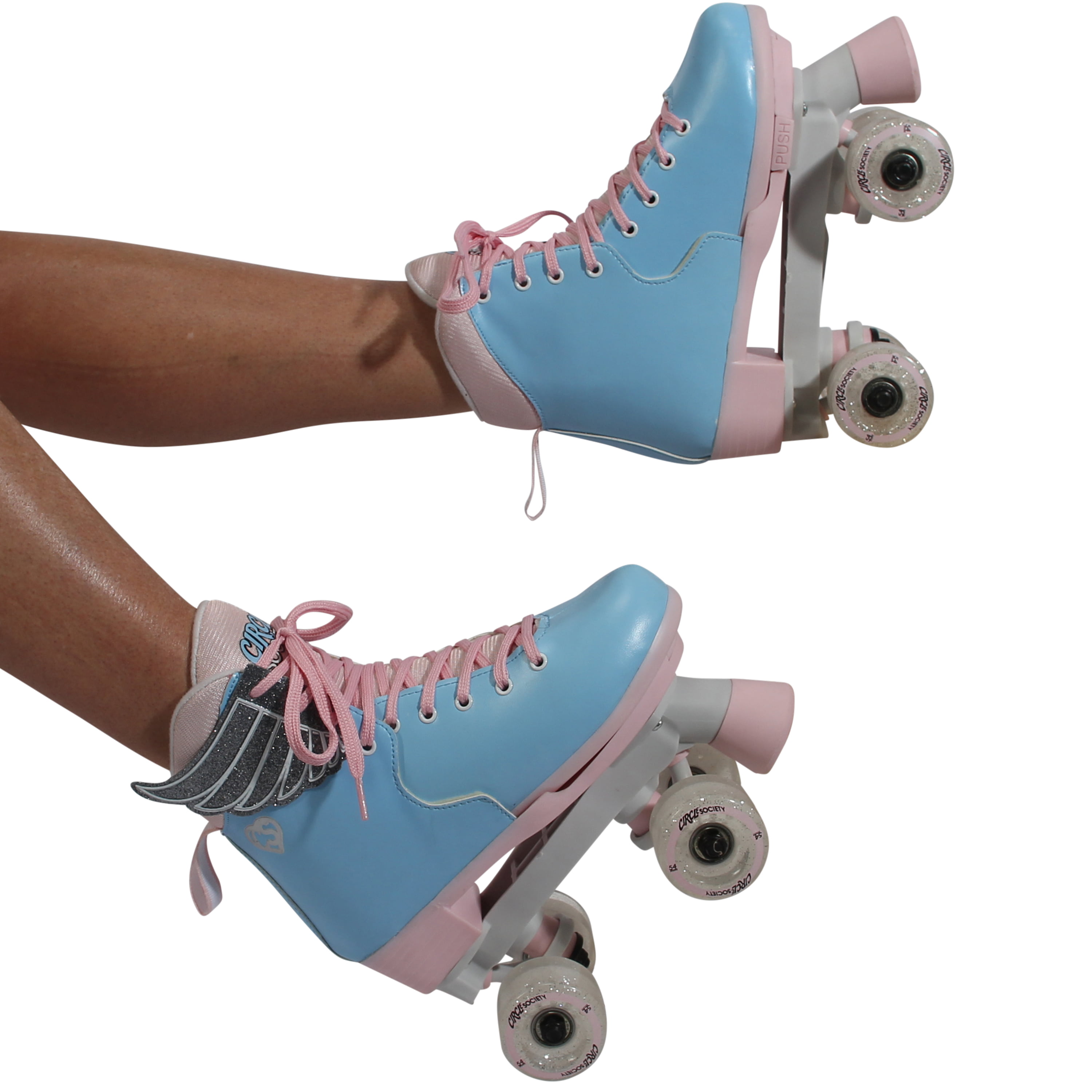 Classic Cotton Candy Circle Society Classic Adjustable Indoor and Outdoor Childrens Roller Skates 