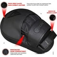 thumbnail image 2 of RDX Boxing Pads Focus Mitts, Punching Target Leather Training Pads, Black, 2 of 6
