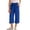 Z-02Blue, variant on Ruyang Teen Girls Cotton Linen Wide Leg Pants Drawstring Kids Oversized Casual Lightweight Flowy Palazzo Pants Long Trousers Pockets