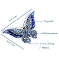 thumbnail image 5 of Butterfly Brooch Luxury Crystal Pin For Women Party Banquet Rhinestone Pins, 5 of 5