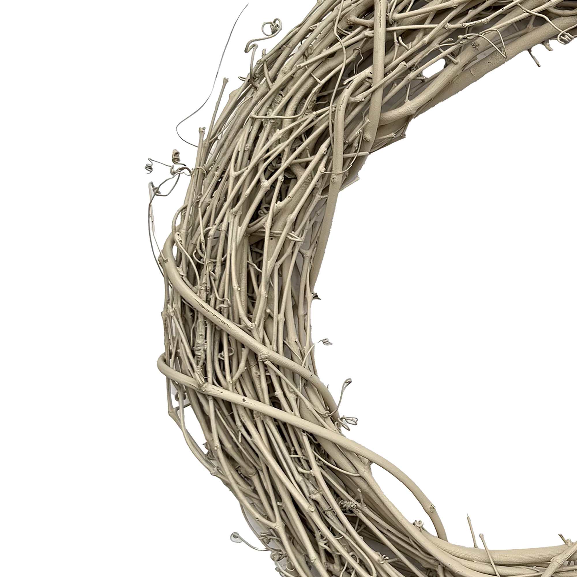 Kraft Lane: 18" Painted Grapevine Wreath - Hay - DIY Craft Projects, Handcrafted, In-Outdoor Decoration, Behr Paint, Seasonal-Holiday-Event-Home