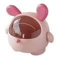 thumbnail image 1 of ​Piwvid Cute Animal-Design Desktop Trash Can with Lid | Mini Plastic Tabletop Dustbin for Home, Office, Dorm | Portable Waste Bin for Snacks, Cosmetics & Small Trash, 1 of 9