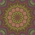 thumbnail image 1 of Ahgly Company Machine Washable Indoor Square Transitional Brown Red Area Rugs, 7' Square, 1 of 7