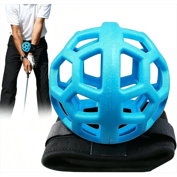 Golf Swing Trainer Ball Wrist Strap Training Aid for Posture and Swing Practice