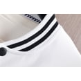 thumbnail image 5 of Hip Hop Patchwork Mens Letter Print Oversized Bomber Baseball Jackets, 5 of 6