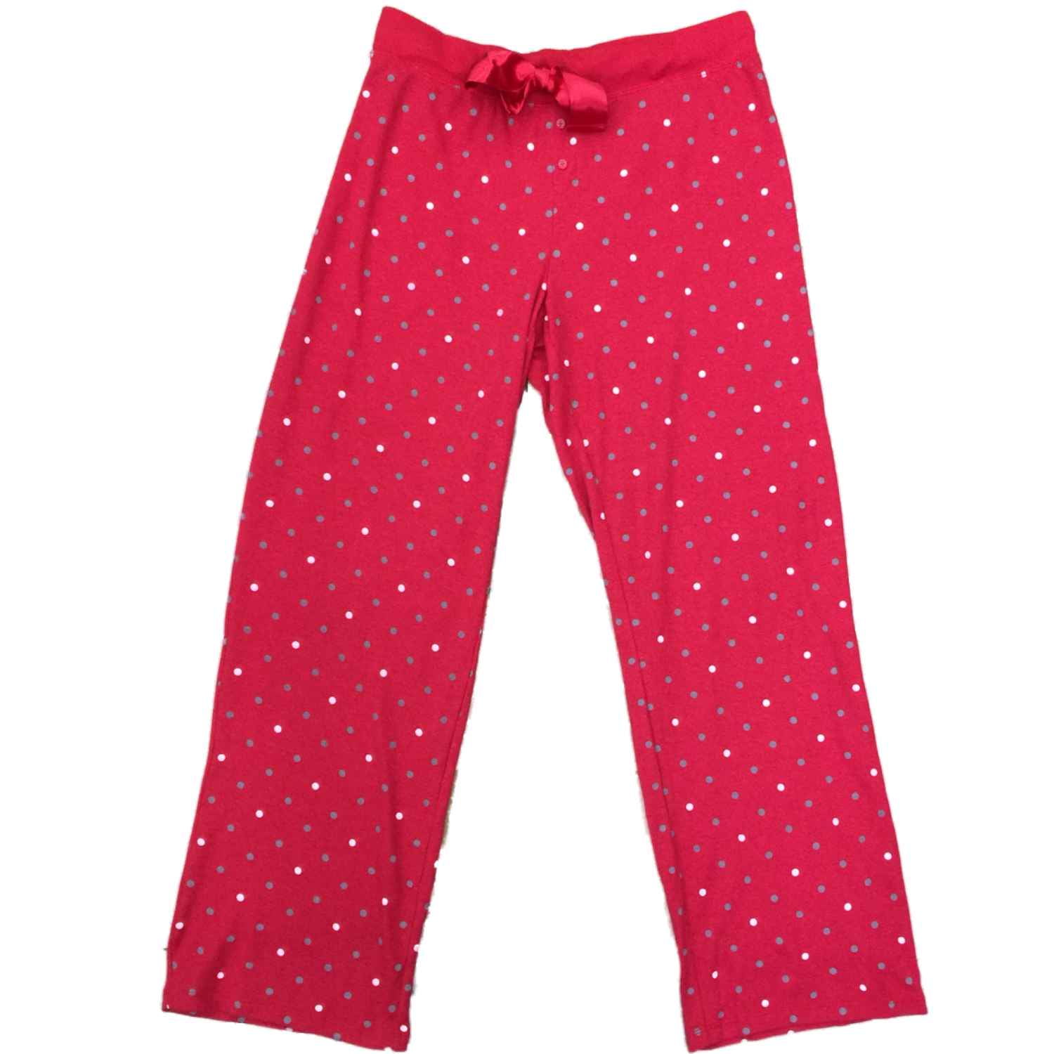 Womens Red Gray \u0026 White Thermal Sleep 