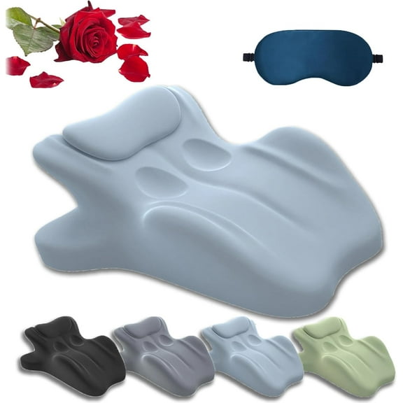 Arcova Sweet Spot Pillow, 2026 New Pillow with 27° Angle, Memory Foam Wedge Cushion,Ergonomic Support to (A)