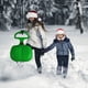 thumbnail image 5 of Xihbxyly Ofertas de Hoy Tabla de Esquí Portátil de Plástico para Esquiar En Invierno, Tabla de Trineo de Nieve con Asa Grande para Niños y Adultos, Tabla de Nieve, Hierba y Arena, 5 of 6