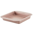 thumbnail image 2 of Farberware Nonstick Bakeware Square Cake Pan, 9-Inch, Rose Gold, 2 of 10
