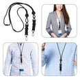 thumbnail image 5 of SHISUYAN 2pcs Heavy Duty Lanyard with Safety Breakaway Buckle Detachable Buckle and Metal Hook for ID Card Badge Holder and Keys Outdoor Activities, 5 of 6