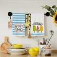 thumbnail image 2 of Popsicle Hello Summer Kitchen Towels Dish Towels Set of 2,Blue Stripes Ice Cream Hand Towels 18x26 Inch Drying Dishcloth,Farmhouse Home Seasonal Holiday Summer Decorations AD325, 2 of 6