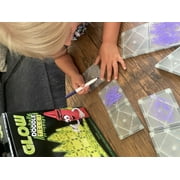 CreateOn Crayola GLOW Magnetic Tiles 30-Piece Set