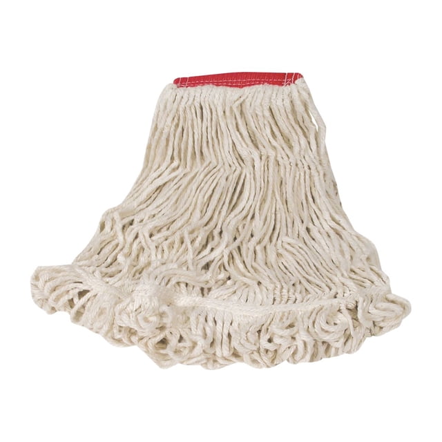 Rubbermaid Super Stitch Large - Chiffon de Vadrouille - Fil Synthétique, Fil de Coton - Blanc