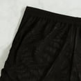 thumbnail image 4 of Gibobby Lencería de encaje Mujeres Sheer Mesh Cover Up Shorts Beach Cover Up Beach Solid Sheer Mesh Cover Up Pant Sexy Solid Cover Up(Negro XXL), 4 of 5