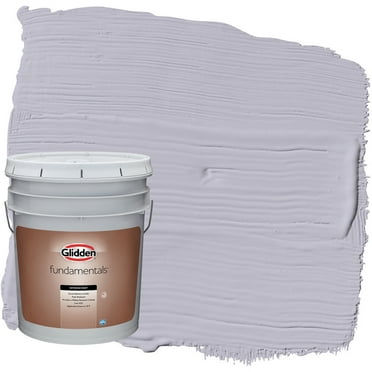 Glidden Fundamentals Exterior Paint Silverberry / Purple, Satin, 5 Gallons