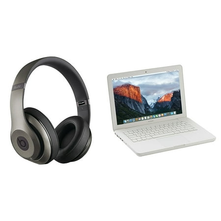 Apple MC207/C2D/4/250 Refurbished 13" Macbook & Beats Studio 2.0 Headphones