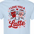 thumbnail image 4 of Inktastic I Love You a Latte Valentines Coffee Love T-Shirt, 4 of 5