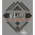 thumbnail image 2 of Women's Black Panther: Wakanda Forever M'Baku Ornate Logo  Racerback Tank Top Gray Heather Small, 2 of 3