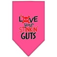 thumbnail image 2 of Pet and Dog Bandana Screen Printed, "Love Your Stinkin Guts", 2 of 10