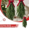 thumbnail image 3 of Christmas Decorations Hand-Feel Material Upside-Down Wreath Courtyard Door Hanging Decoration Simulation Home Decorations, 3 of 5