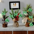 thumbnail image 4 of 1Set (18Pcs) of St. Patrick's Day Hangs, Tree Wood Gnomes Ornament Gnome Wooden Pendant Decoration Leprechaun Cutout For Tree St Day Home Decor Holiday Farmhouse (2Styles+Rope), 4 of 6