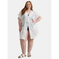 thumbnail image 3 of Jessica Simpson Women's Lurex Kimono Robe Swim Coverup, Sizes XS-XXL, 3 of 5