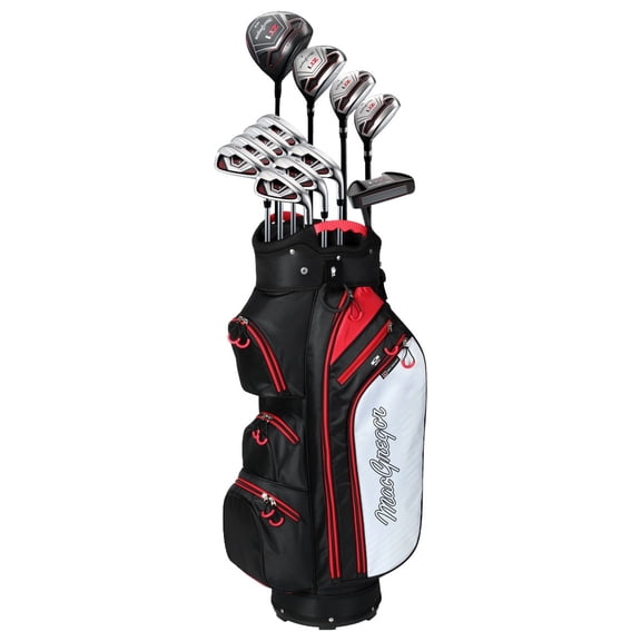 MacGregor ZT1 Mens Right Hand Package Set With Cart Bag Graphite/Steel Regular